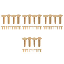 56Pairs Golden Cutlery Rivets Handle Repair Pins