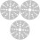3Pcs Silver Heat-Conducting Plate for Kitchen Casserole Induction 2