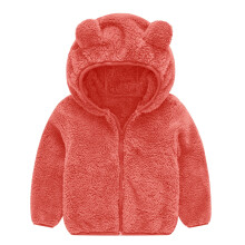 Baby Girl Jacket Coat Warm Ear Cute Boy Hooded Baby Kids Outwear Toddler Thick Zipper Girls Coat&jacket Baby Girl Clothes