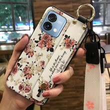Custodia per telefono MOTO G Stylus5G2023 – Antiurto, con cinturino da polso, supporto, resistente alla polvere, cover posteriore in morbido
