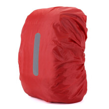 Outdoor travel backpack rain cover with reflective strip 80L