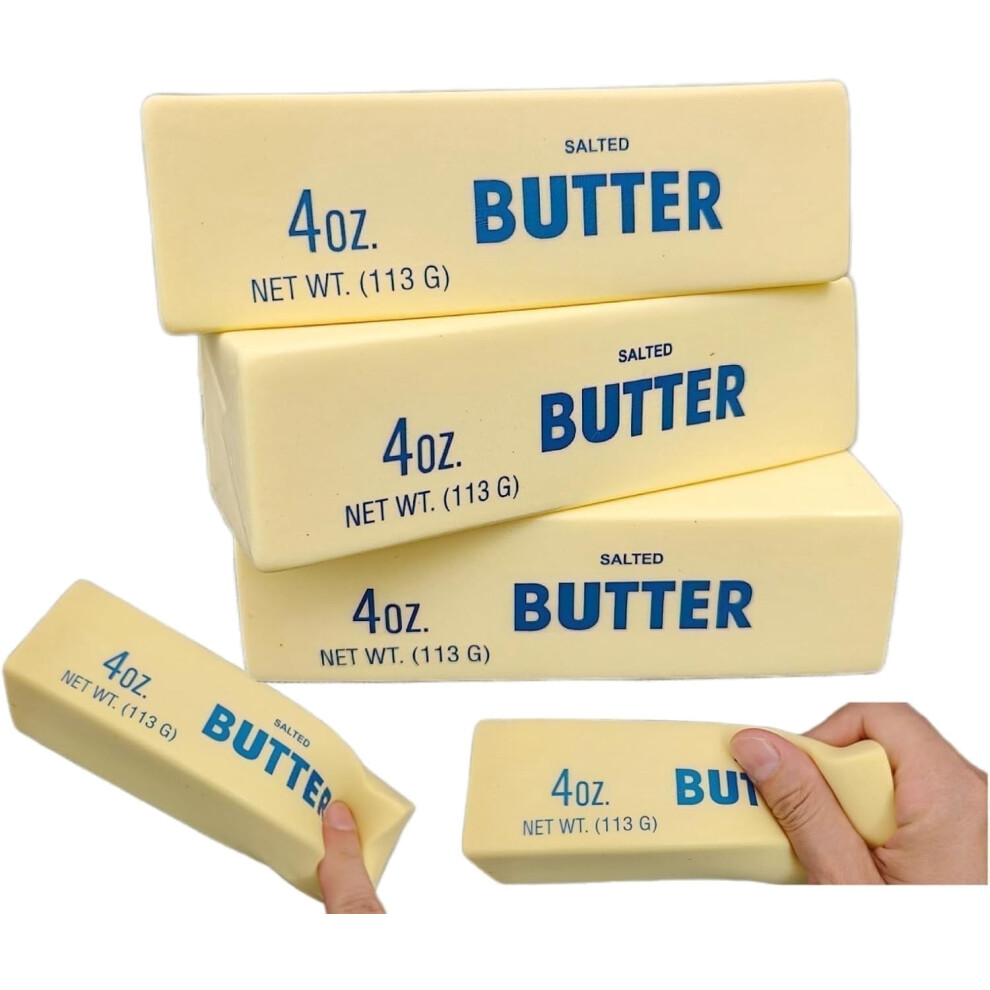 Clearance Butter Stick Squishies (3 PCS), Soft Slow-Rebound, Stress Relief & Fidget Toys, Compatible with All Ages, Under $10