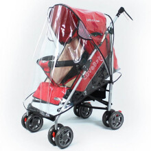 ETEREAUTY Universeller Kinderwagen-Regenschutz, wasserdichtes PVC für den täglichen Gebrauch mit atmungsaktiven Belüftungsöffnungen
