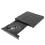 Lettore DVD esterno in plastica nera con USB 3.0 per computer, non richiede driver. 1