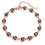 Evil Eye Bracelet Alloy Rose Gold Black 1