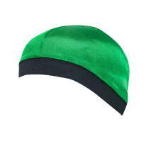 Zijden slaapmuts, extra groot, zijden haarwikkel, satijngevoerde haarmuts, muts voor krullend haar, groen, one size fits all.