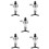 5Pièces Support Mural Multicouleur Pour Rationnement Boissons 9
