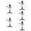 5Pièces Support Mural Multicouleur Pour Rationnement Boissons 11