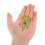 3Pcs Tiny Golden Birdcage Mini House Accessory Simulation Decor 5