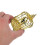 3Pcs Tiny Golden Birdcage Mini House Accessory Simulation Decor 6