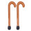 9Pcs Coffee Patterned Inflation Walking Sticks Decorative Crutches Set 9