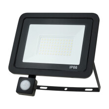 PIR Motion Sensor LED Floodlight Reflector Waterproof IP66 30w 50w 100w Spotlight Wall Outdoor Lighting,Brings Out Natural Colors