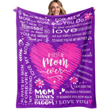 Regali per la mamma Regali di compleanno per la mamma Regali di San Valentino per la mamma Regali per la mamma da figlia e figlio Coperta in pile