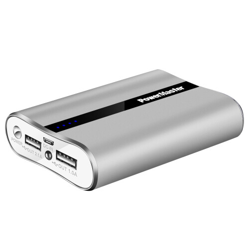 Φορητός φορτιστής 12000mAh με διπλές θύρες USB, έξοδος 3.1A, τροφοδοτικό για smartphone, μικρό