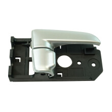 Poignée de porte avant droite (côté passager) - Lot de 2, argentée, compatible avec Kia Spectra/Spectra5 2007-2009