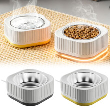 Heated Water Bowl for, Non-Freezing Outdoor Heated Dog Bowl, Winter Heated Pet Bowl for Cats