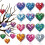 Heart Hanging Ornament Romantic Red 1 Piece 1
