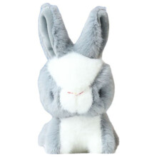 Portachiavi a forma di coniglietto di peluche, carino e soffice, per bambini, donne e ragazze – Ciondolo per borsa, zaino, borsetta – Compatibile
