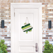 Décorations de porte pour la Saint-Patrick, panneau en bois à suspendre pour porte d'entrée et mur, décoration intérieure pour la fête