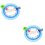 2Pcs Blue Lightweight Spools Handy Kite Reel Flying Tools 5