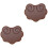 2Pcs Erhu Sound Filter Pads Brown Durable Practice Mute Set 2