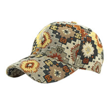 Lente 2025 Nieuwe dameshoed Retro etnische stijl Baseballpet met harde rand Koreaanse mode Eendenbekpet Zonnehoed Trendy
