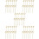 1000Pcs Disposable Bamboo Party Fruit Sticks Decorative Toothpicks 8