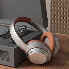 Kabellose Ohrhörer mit Bluetooth 5.3, geräuschunterdrückende Kopfhörer für Anrufe, faltbares Stereo-Headset mit eingebautem Mikrofon und weichen