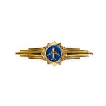 Pilot Badge Aviation Wing Badge Captain Chest Badge Metal Airlines Lapel Pin Airman Wing Pin