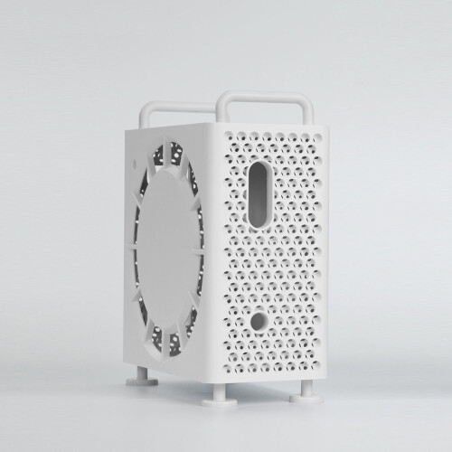 Chassis Stand Case for Mac Mini M4/M4 Pro 2024 ABS Vertical Computer Case Protective Dustproof Bracket Storage Stand DIY PC Part
