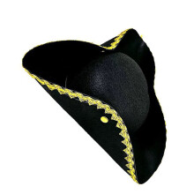 Pălărie de pirat caraibiană reglabilă unisex, pălărie cu craniu, embleme, pălărie de pirat, costum, pălărie pentru petreceri costumate și