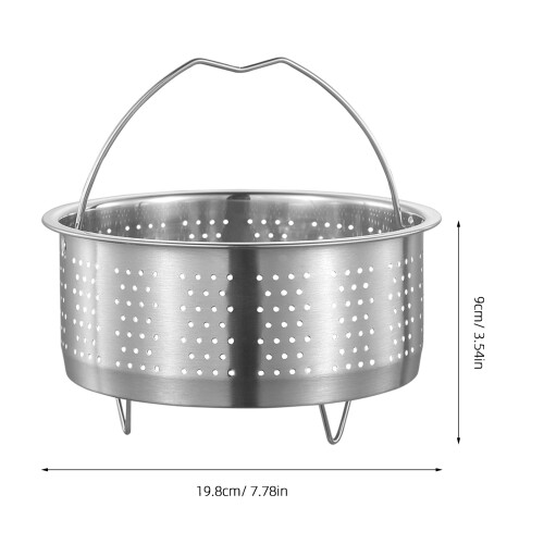 3Pcs Steamer Basket Insert for Pot Even Drain Holes Lightweight Design 2