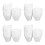 400Pcs Disposable White Lotus Muffin Baking Cups Cupcake Liners 4