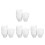 400Pcs Disposable White Lotus Muffin Baking Cups Cupcake Liners 6