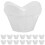 400Pcs Disposable White Lotus Muffin Baking Cups Cupcake Liners 10
