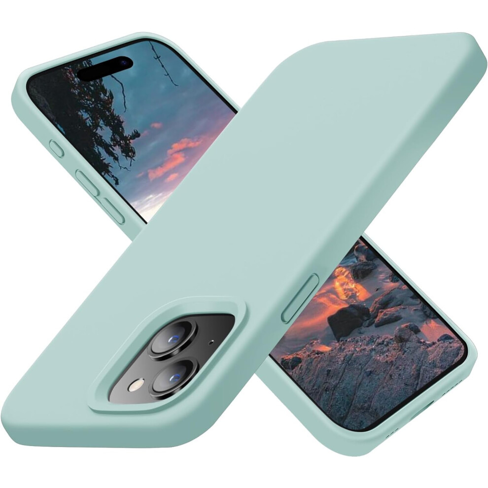 Iphone 15 Plus Case Â Ultra Slim Silicone Shockproof Protective Case With Soft Microfiber Lining, 6.7", Mint Compatible With Iphone 15 Plus Green 9327961813984