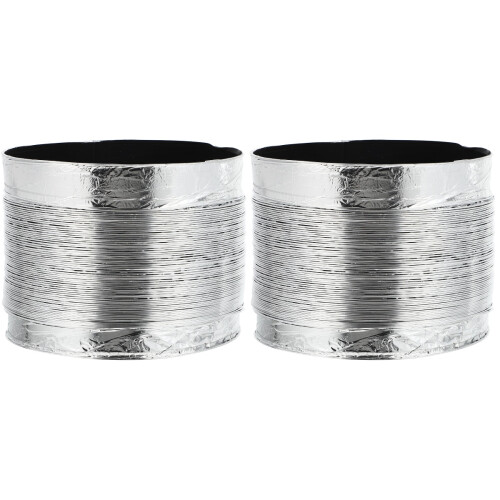 2Pcs Kitchen Exhaust Hose Aluminum Foil Double-Layer Telescopic Vent 1