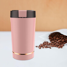Coffee Bean Grinder 150W Household Shop Grain Beans Peanut Burr Mill Blender pink