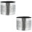 2Pcs Kitchen Exhaust Hose Aluminum Foil Double-Layer Telescopic Vent 6