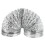 2Pcs Kitchen Exhaust Hose Aluminum Foil Double-Layer Telescopic Vent 8