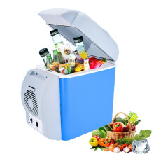 Car Refrigerator, 7.5L Car Fridge, Small Portable Electric Cooler and Warmer for Vehicles Trucks, RV, Camping, Travel
