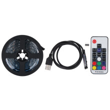 Creatieve LED-verlichting, USB-voeding LED-strips voor slaapkamer en huisdecoratie, 2 meter RGB LED-strips, waterdichte IP65 LED-verlichting met