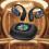 Touch Screen Earbuds Wireless 5.4 Bluetooth Smart Screen Rich Functions Always Control Open Bluetooth Headset Open HD LED Earphones 1