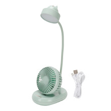 Justerbar bordventilatorlampe, bærbar miniventilator, rejsestørrelse bordventilator, stille bordventilator, USB-bordventilator til yogarum,