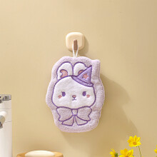 Serviettes de Pâques Lapin, douces et absorbantes, pour la cuisine et la salle de bain, décorations festives, C