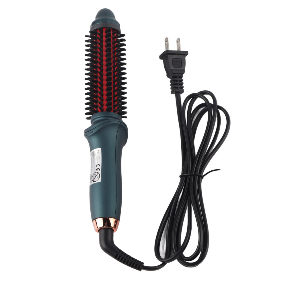 Compact And Powerful Hair Styler, 2In1Thermostatic Curling Brush With Ptc Efficient Heating Element, Portable Anti-Scalding Design For Safe Usage,