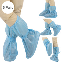 Cubrezapatos desechables de material duradero, protectores de botas antideslizantes con banda elástica y escudo a prueba de polvo, tecnología