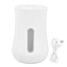 Draagbare USB-luchtbevochtiger met automatische uitschakeling en waterbeveiliging, kleurrijke LED-lichtdiffuser, mini-autoluchtbevochtiger, stille