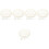 5Sets White Multi-Hole Dumpling Maker Press for Kitchen Household Use 3