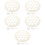 5Sets White Multi-Hole Dumpling Maker Press for Kitchen Household Use 6